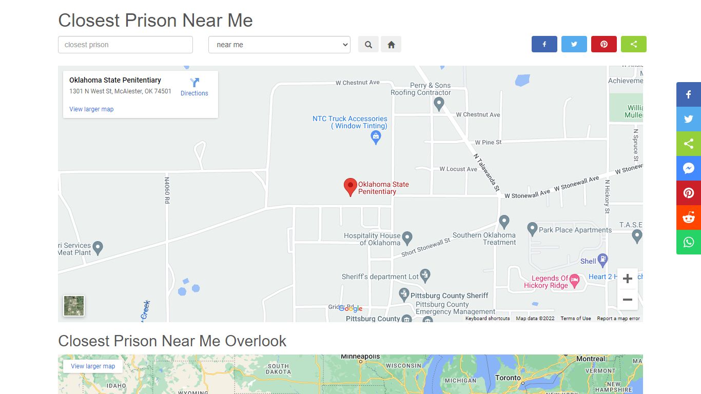 Closest Prison Near Me